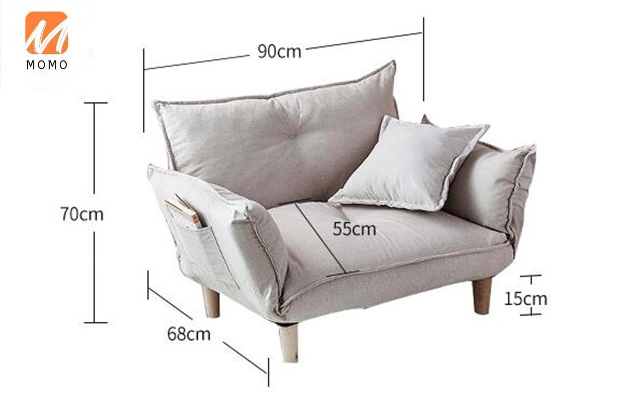Раскладной Регулируемый диван-кушетка и любовное кресло, Японская мебель, Раскладной диван-футон, кровать, идеально подходит для гостиной, спальни, общежития