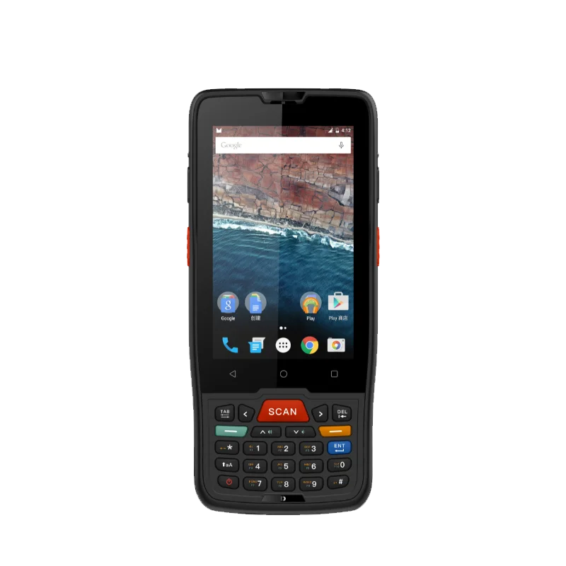 Поддерживает сканер штрих-кода и QR-кода 4G Android прочный промышленный КПК