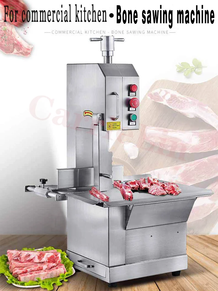 Настольный Коммерческий Костерез Бытовой Электрический Станок для Распиливания костей Trotter Steak Кухонное Оборудование для Резки замороженного мяса 220 В
