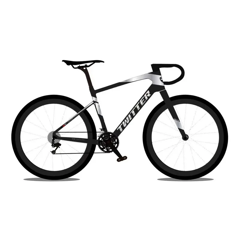 TWITTER ГРАВИЙНЫЙ велосипед RS-2*12S Масляный дисковый тормоз встроенный внедорожный класс T900углеродистое волокно дорожный велосипед700 * 40C колесная пара велосипед bicicleta