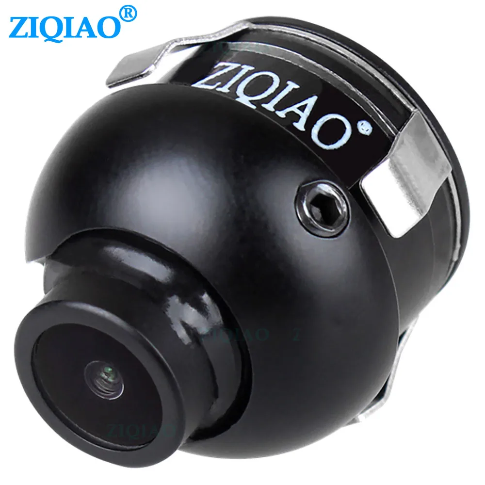 ZIQIAO Передняя Боковая камера заднего вида с поворотом на 360 градусов, Направляющая для парковки, Опция, HD Камера заднего вида HS070