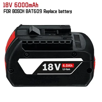 1-3PSC18V Batterie Für Bosch GBA18V 6,0 Ah Lithium-BAT609 BAT610G BAT618 BAT618G 17618-01 BAT619G BAT622 SKC181-202L + ladegerät