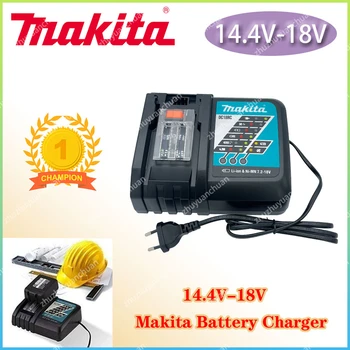 100% Оригинальное Зарядное Устройство Makita DC18RC Makita 3A 6A 14,4 V 18V Bl1830 Bl1430 BL1860 BL1890 Зарядное Устройство для инструментов Usb 18VRC