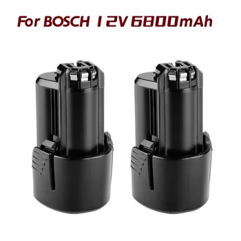 12 V 6800 mAh Литий-ионный Сменный Аккумулятор для Bosch BAT411 BAT411A BAT412A 2607336014 2607336864