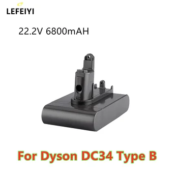 22,2 В 6800 мАч (подходит только для типа B), литий-ионный вакуумный аккумулятор для Dyson DC35, DC45, DC31, DC34, DC44
