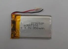 3,7 В 350 мАч 273052 полимерная литий-ионная аккумуляторная батарея li-po для записи MP3 MP4 Bluetooth гарнитуры
