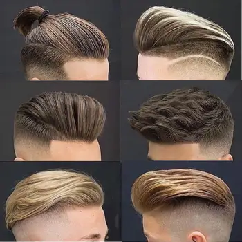 Eseewigs Customize Мужской парик, Шиньоны для мужчин, Сменные парики из человеческих волос