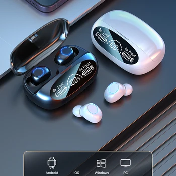 M22 TWS Беспроводные Bluetooth Наушники Игровые Спортивные Наушники IPX6 Водонепроницаемые Hi-Fi Наушники Телефонная Гарнитура для iPhone Samsung Xiaomi