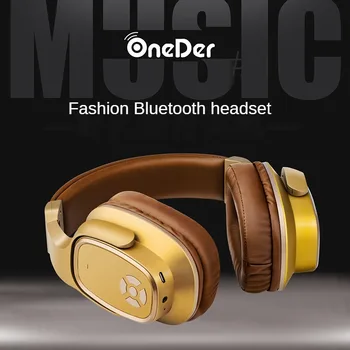 OneDer S2 переворачивается на 180 градусов и вытаскивает Bluetooth-гарнитуру Аудио Наушники, складывает и вставляет Bluetooth-наушники для fm-звонков