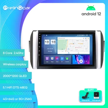 Prelingcar Для Toyota Innova 2015-2017 Android 12 Автомобильный Монитор 8 256g Carplay RDS GPS Встроенный 2din Радио DVD Плеер 5.1 HIFI DST