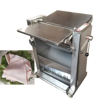 Автоматическая машина для снятия кожуры со свинины, оборудование для удаления кожицы с мяса, Машина для чистки свинины
