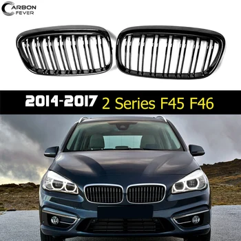 Для BMW F45 F46 Решетка Радиатора Переднего бампера 2 серии Active Tourer Compact MPV (только 2014 - 2017) Автомобильные Аксессуары Передняя Решетка