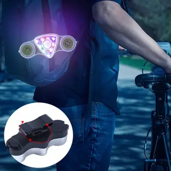 Задний фонарь для велосипеда, 1 комплект, полезный, прочный, 6 режимов, фара для горного велосипеда, задний фонарь для велоспорта, аксессуары для велоспорта