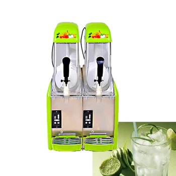 Коммерческая автоматическая двухцилиндровая машина для приготовления замороженных напитков, молочный чай, Ресторан, кофейня