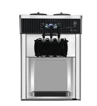 Коммерческая настольная машина для приготовления мягкого мороженого 8218 Автоматический автомат по продаже мороженого Со вкусом 28л