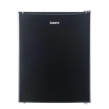 Однодверный мини-холодильник Galanz 2,7 кубических фута, черный, холодильник Estar с морозильной камерой