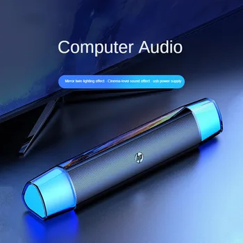 Портативные мини беспроводные Bluetooth-колонки с USB настольным RGB-сабвуфером для ПК и мультимедийных устройств