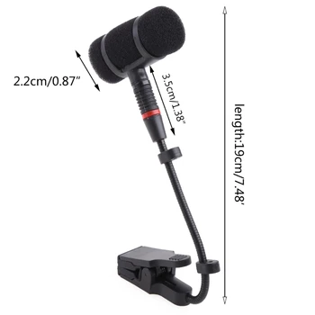Прочный держатель микрофона для саксофона для видеоконференции, прямой трансляции