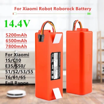 Роботизированный пылесос Сменный аккумулятор для Xiaomi Robot Roborock S50 S51 S55 Аксессуары Запасные части литий-ионный аккумулятор 9800 мАч