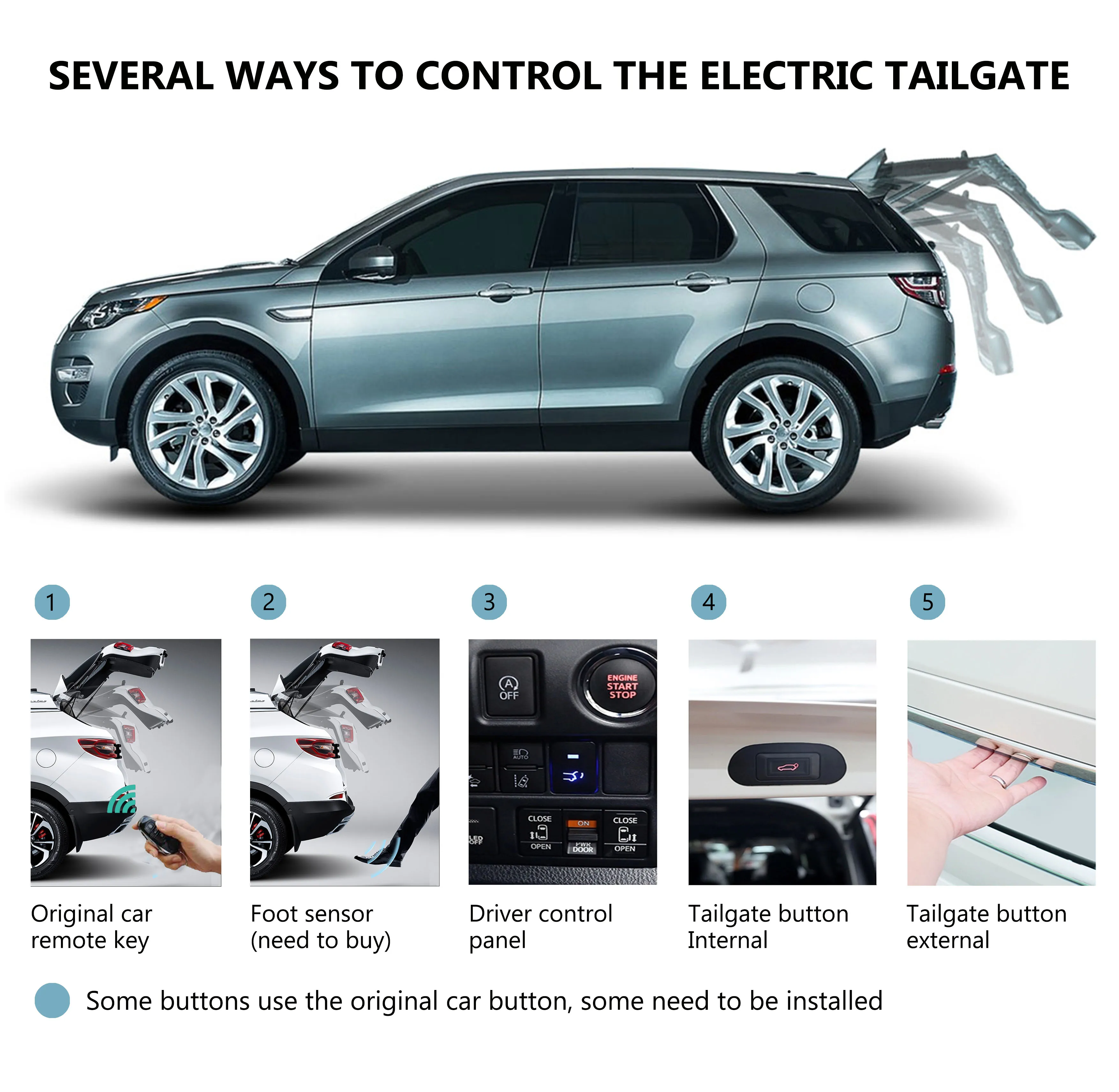 Для Mazda 6 электрическая задняя дверь автоматическое управление приводом открывания багажника автомобильный подъемник комплект питания задней двери