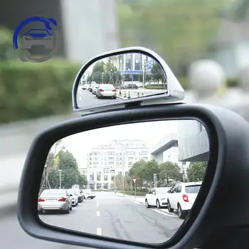 1 шт. Автомобильное зеркало для слепых зон, Регулируемое На 360 Градусов Зеркало заднего вида, широкий угол для увеличения видимости, Универсальное, подходит для всех автомобилей