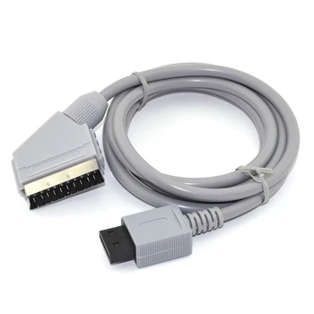 100 шт./лот оптовая продажа NTSC для Wii Scart Кабель для Видео HD HDTV Шнур для Nintend для Видеоигры Wii