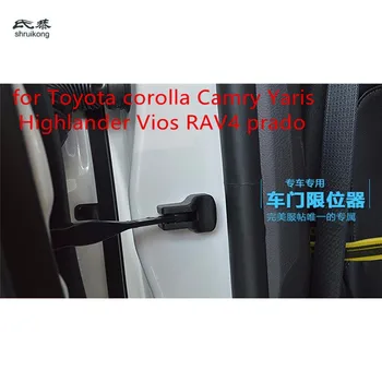 4 шт./Лот, АБС-Пластик, Автомобильный Дверной Упор, Защита От Ржавчины, Крышка для Toyota Corolla Camry YARiS Highlander Vios RAV4 Prado