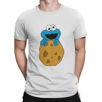 Cookie Monster Art Модные Футболки из Полиэстера 