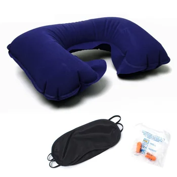 U-образная дорожная подушка для головы автомобиля и шеи U-miss Функциональная надувная подушка для шеи Надувная подушка для отдыха для путешествий Подушка для шеи
