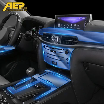 Автомобильные аксессуары AEP, Декор интерьера, Прозрачная Защитная пленка из ТПУ PPF для Lexus LX570 2016-2021
