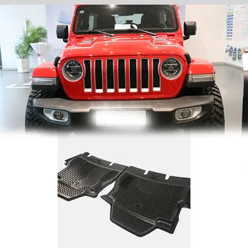 Автомобильные коврики для ускорения, защита салона автомобиля, JL 2018 2019, автомобильные коврики для ног, 4 двери, черный для Jeep wrangler
