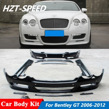 Автомобильный обвес из неокрашенного АБС-материала в стиле HM, боковые юбки Переднего заднего бампера Для bentley Continental GT 2006-2012