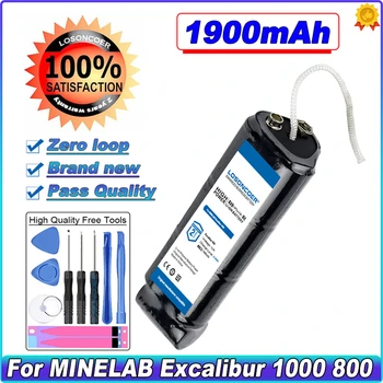 Аккумулятор Емкостью 1900 мАч Для MINELAB Excalibur 1000, Металлоискателя Excalibur 800, капсул Excalibur II, Обзорной батареи Excalibur SWORD