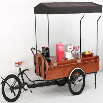 Велосипед для розничной продажи Кофе для взрослых Производитель Электрических трехколесных велосипедов Мобильная тележка для продажи продуктов питания