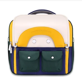 Детский Школьный ранец для ученицы начальной школы, Защита позвоночника, Снижение нагрузки, Детский рюкзак, Водонепроницаемый школьный рюкзак