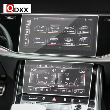 Для Audi Q7 Q8 2020-2021 Автомобильная GPS навигационная пленка ЖК-экран Закаленное стекло защитная пленка Против царапин пленка Аксессуары