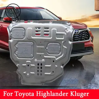 Защитная Пластина Дефлектора двигателя Нижняя Защитная Пластина Щит двигателя Для Toyota Highlander Kluger XU70 2021 2022 2023 Аксессуары
