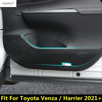 Защитная пленка для внутренней дверной панели автомобиля, Наклейка из углеродного волокна Для Toyota Venza/Harrier 2021-2023, Аксессуары для интерьера