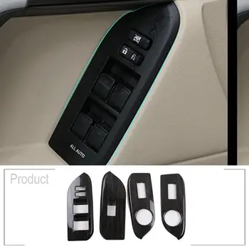 Кнопка подъема окна автомобиля, отделка рамы Сзади с отверстиями для клаксонов Для Toyota Land Cruiser Prado FJ150 150 2010-2019