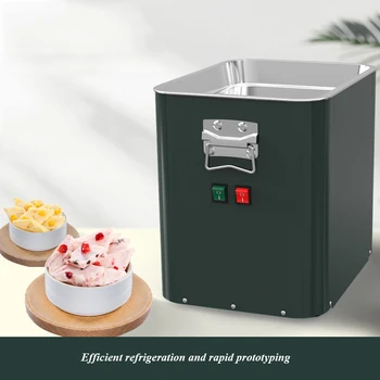 Коммерческая холодильная труба для приготовления жареного йогурта Эффективное охлаждение Очистка Простой корпус из нержавеющей стали