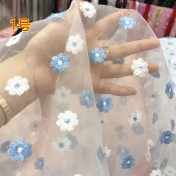 Летнее платье Принцессы ручной работы из тюлевой ткани с цветочным принтом для девочек, женская одежда для штор, декоративная