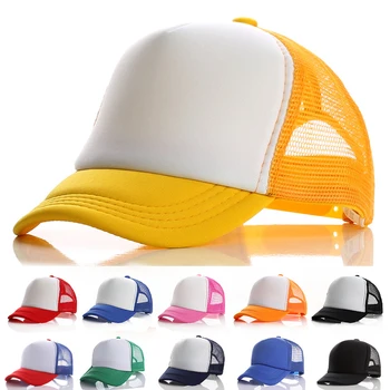 Новая Бейсбольная кепка Для Детей, Летние Модные кепки с козырьками для маленьких мальчиков и девочек, Повседневная бейсболка Snapback Для мальчиков и Девочек, Сетчатые Шляпы в стиле хип-Хоп Для Студентов