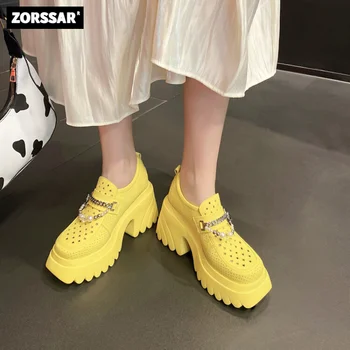 Новинка 2023 года; Женская обувь Mary Janes; Босоножки на платформе и высоком Каблуке в стиле 