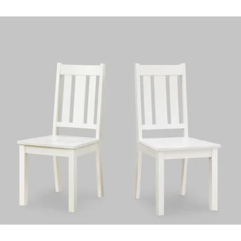 Обеденный стул Bankston, комплект из 2 стульев, белый акцентный стул