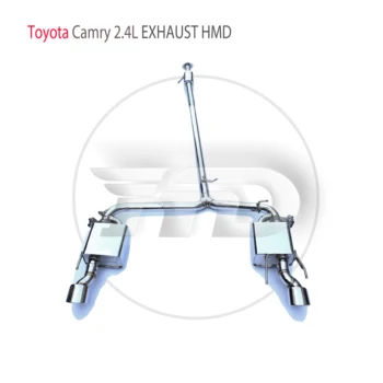 Производительность выхлопной системы HMD из нержавеющей стали Catback подходит для автомобильного глушителя Toyota Camry 2.4L