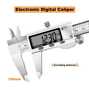 Электронный Цифровой штангенциркуль Металлический Профессиональный Измерительный Инструмент с нониусом, Толщиномер, Линейка глубины, Детали для 3D-принтера